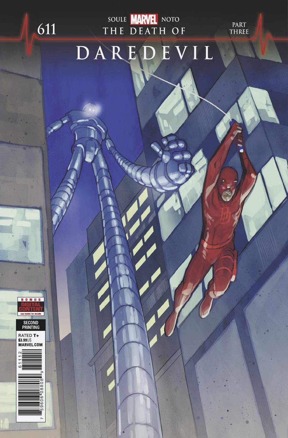 Daredevil #611 2nd Printing Noto Variant