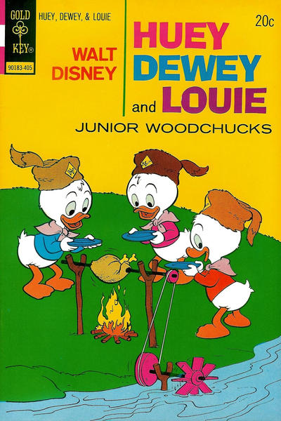 Walt Disney Huey, Dewey And Louie Junior Woodchucks #26 [Gold Key]-Near Mint (9.2 - 9.8)