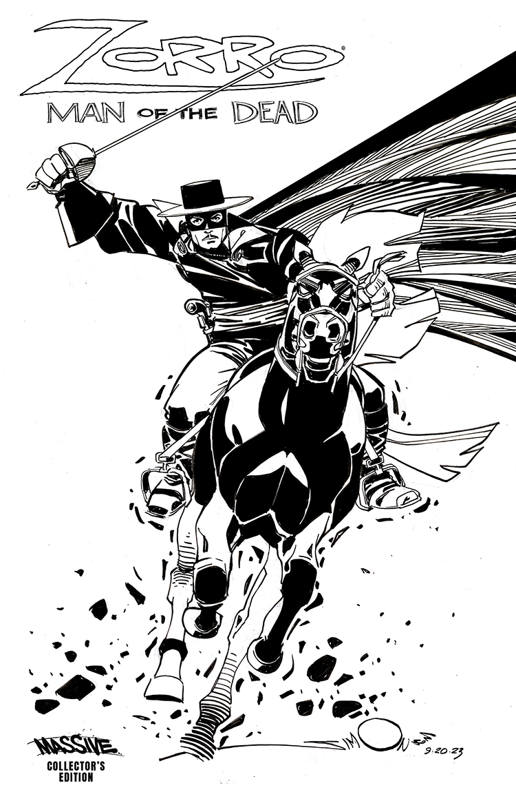 Zorro Man of the Dead #2 Cover F Simonson Backer Unlock (Mature) (Of 4)