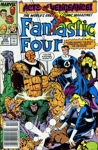 Fantastic Four #335 [Newsstand]
