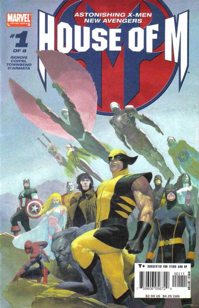 House of M #1 [Ribic Cover]-Fine (5.5 – 7) Wanda Maximoff Alters The Reality of The Marvel Universe