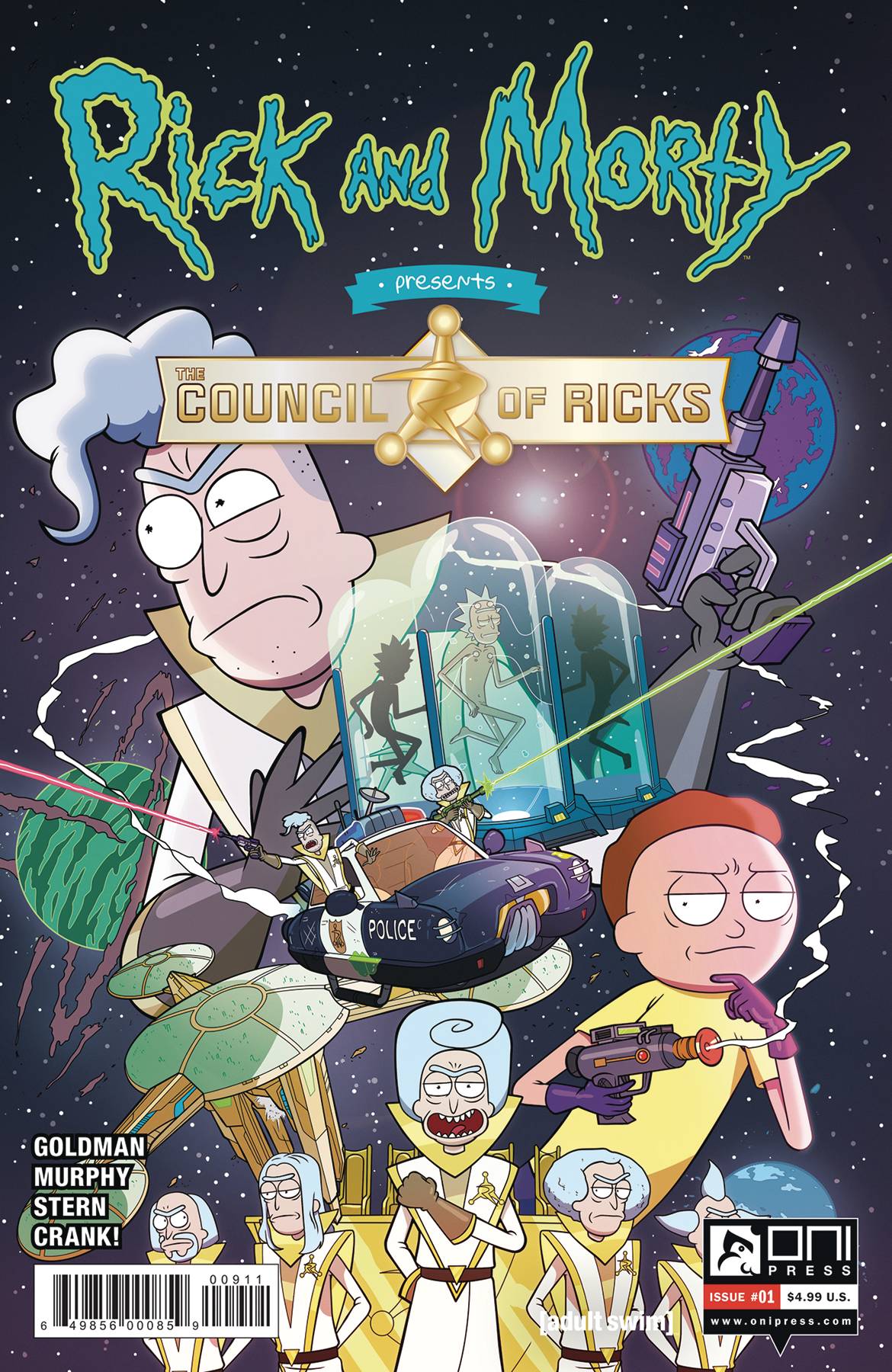 Rick and Morty Presents Council of Ricks #1 Cover A Murphy