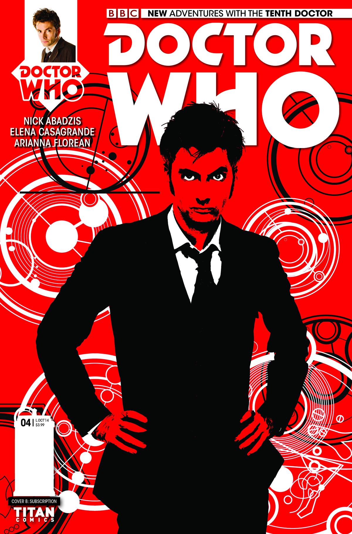 Doctor Who 10th #4 Subscription Photo