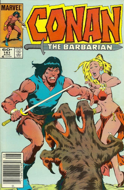 Conan The Barbarian #161 [Newsstand]-Fine (5.5 – 7)