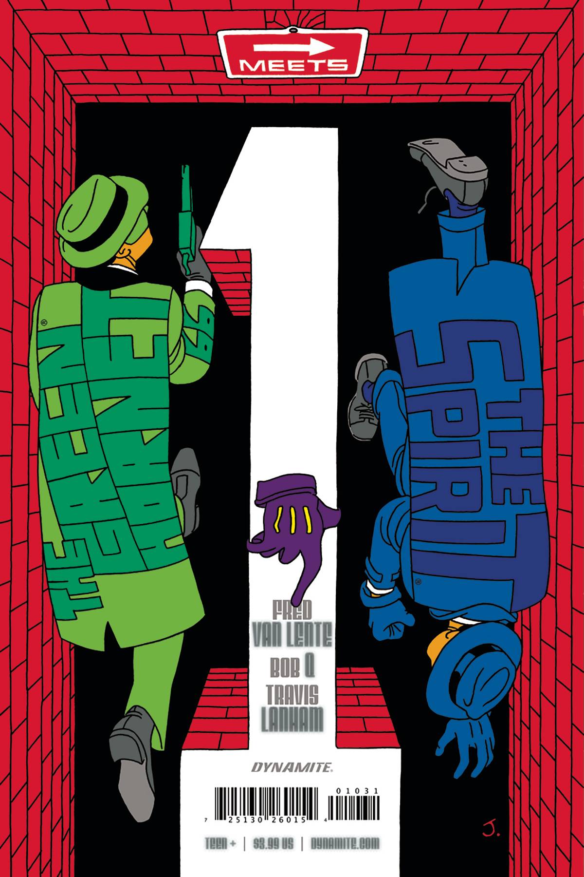 Green Hornet 66 Meets Spirit #1 Cover C Pulido