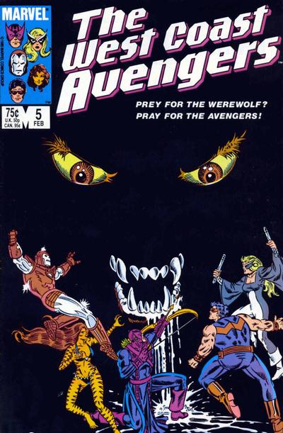 West Coast Avengers #5 [Direct]-Fine (5.5 – 7)