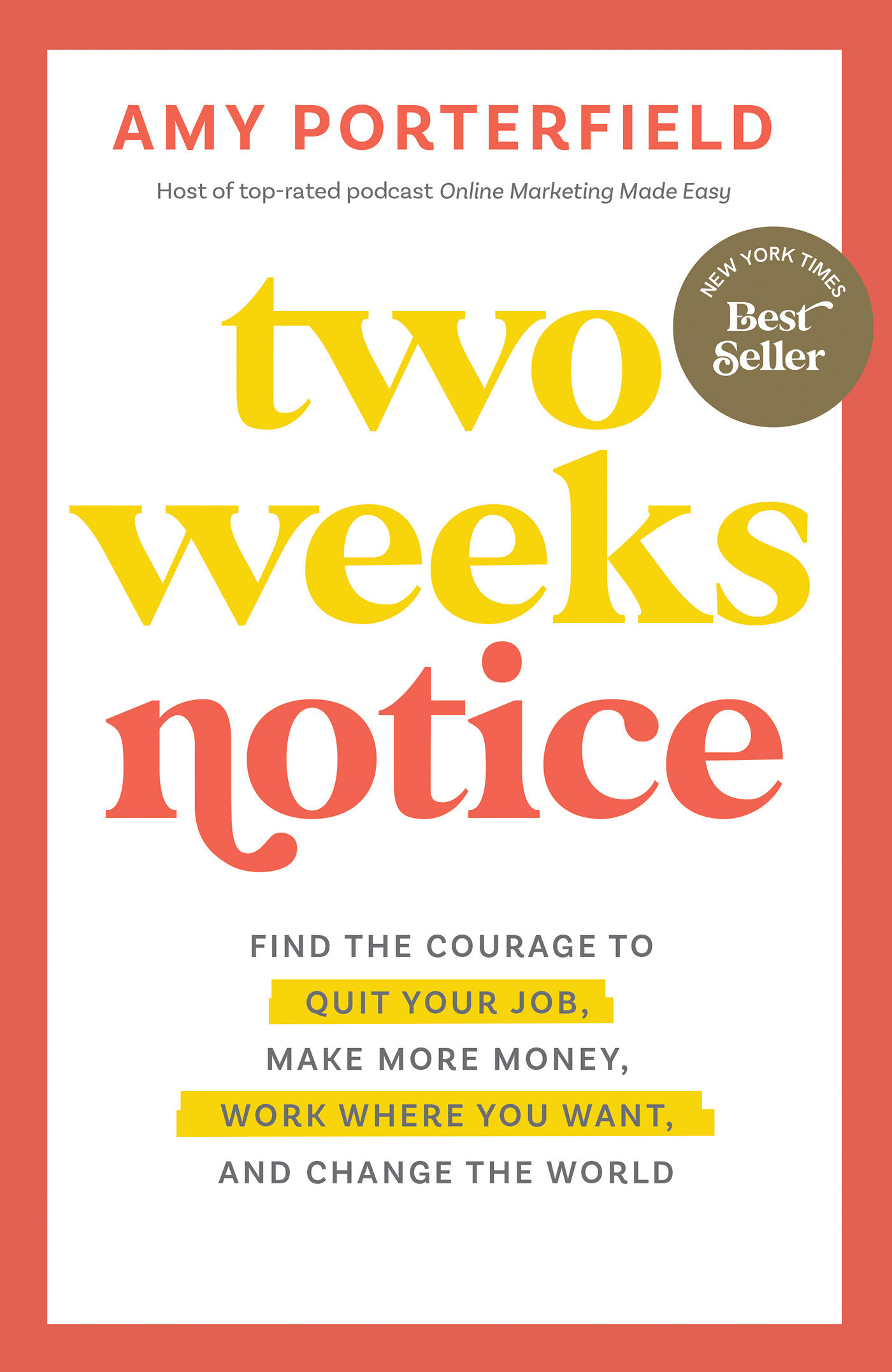 Two Weeks Notice (Hardcover Book)