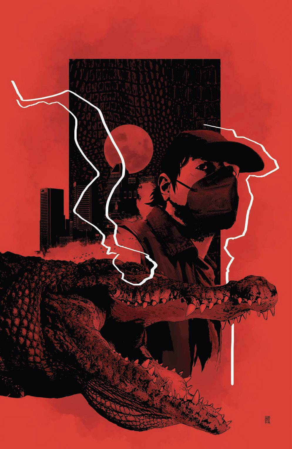 Crocodile Black #5 Cover B 1 for 10 Incentive Sorrentino (Mature) (Of 5)