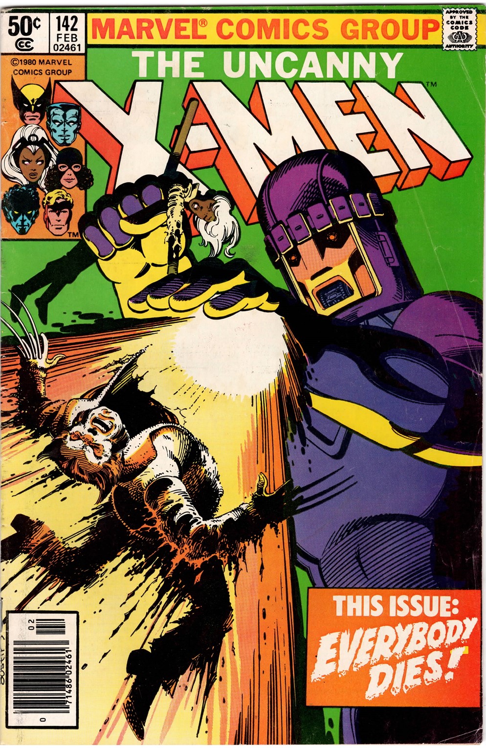 Uncanny X-Men #142 Newsstand Variant