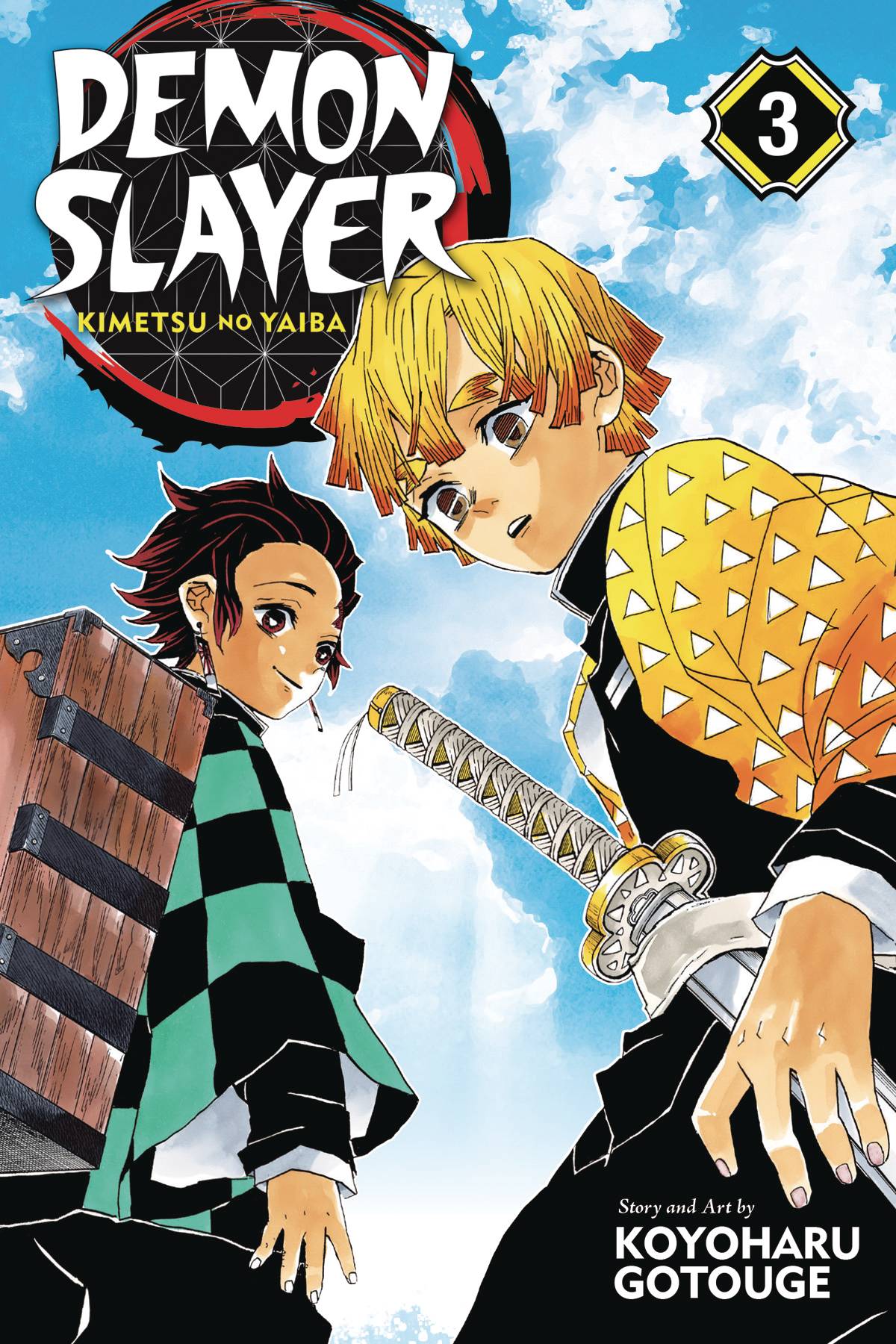 Demon Slayer Kimetsu No Yaiba Manga Volume 3