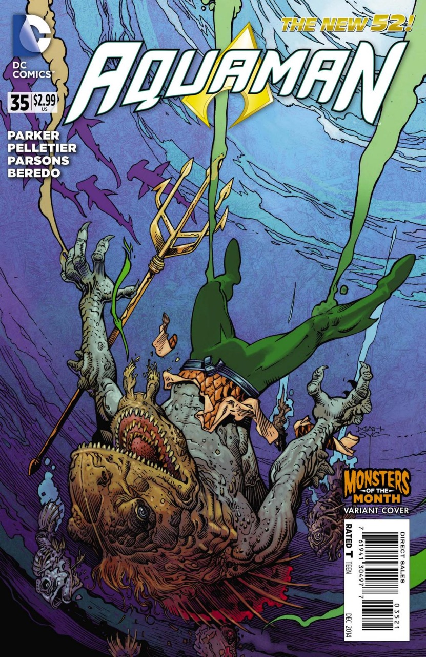 Aquaman #35 Monsters Variant Edition (2011)