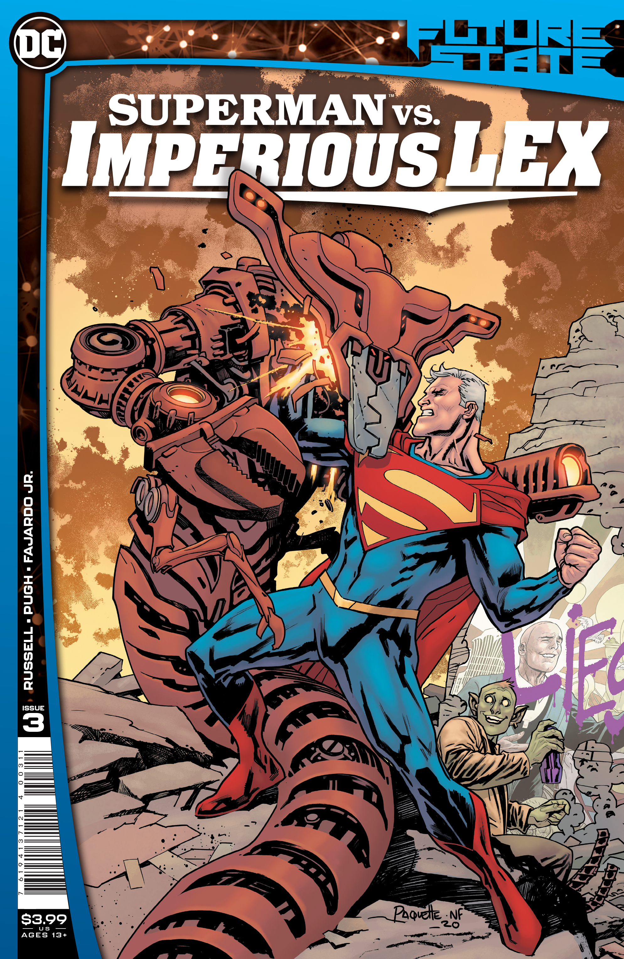 Future State Superman Vs Imperious Lex #3 Cover A Yanick Paquette (Of 3)