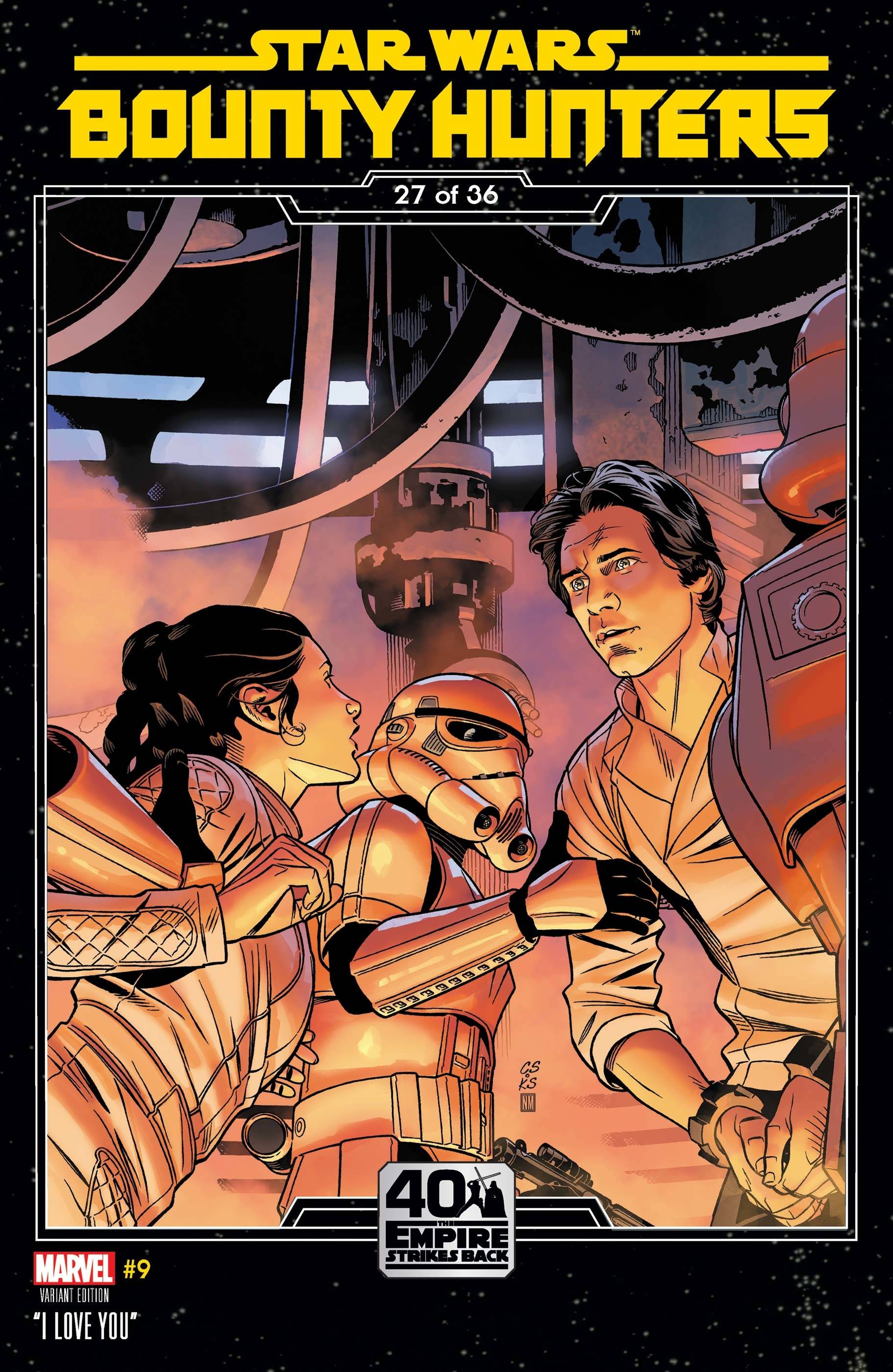 Star Wars: Bounty Hunters #9 Sprouse Empire Strikes Back Variant