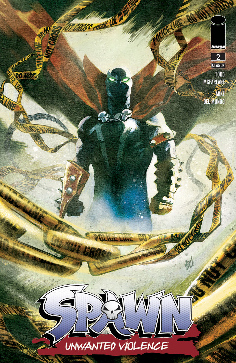 Spawn Unwanted Violence #2 Cover A Del Mundo (Of 2)