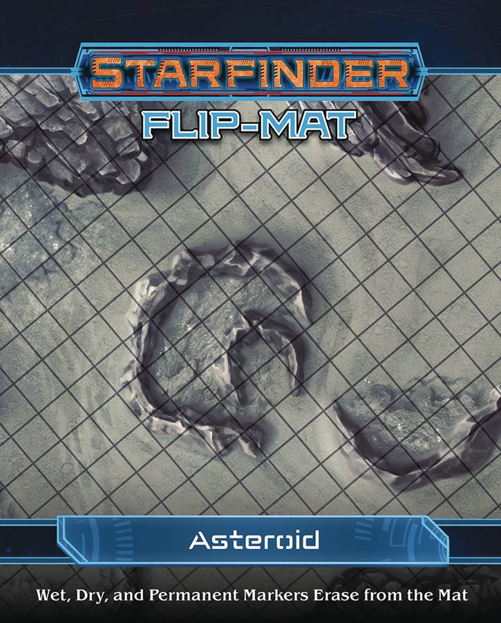 Starfinder Flip Mat Asteroid