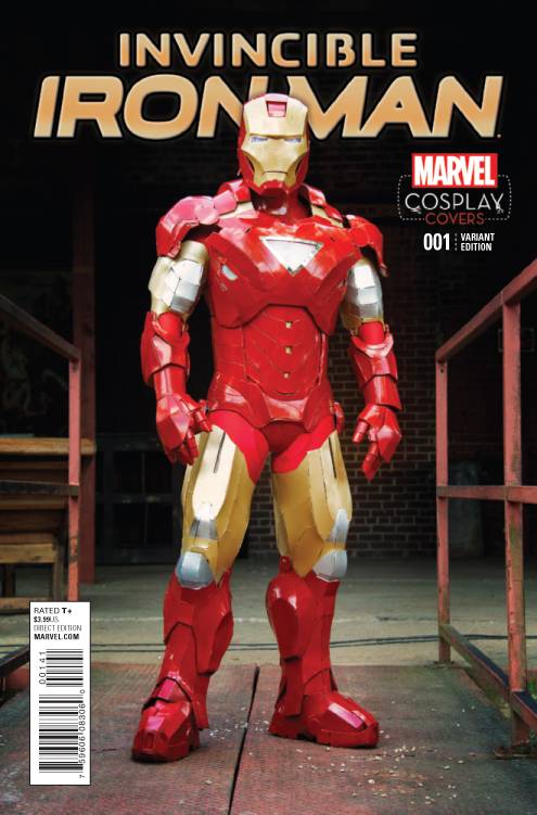Invincible Iron Man #1 Cosplay Variant (2015)