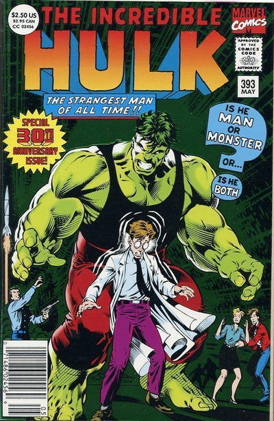 The Incredible Hulk #393 [Newsstand]-Fine (5.5 – 7)