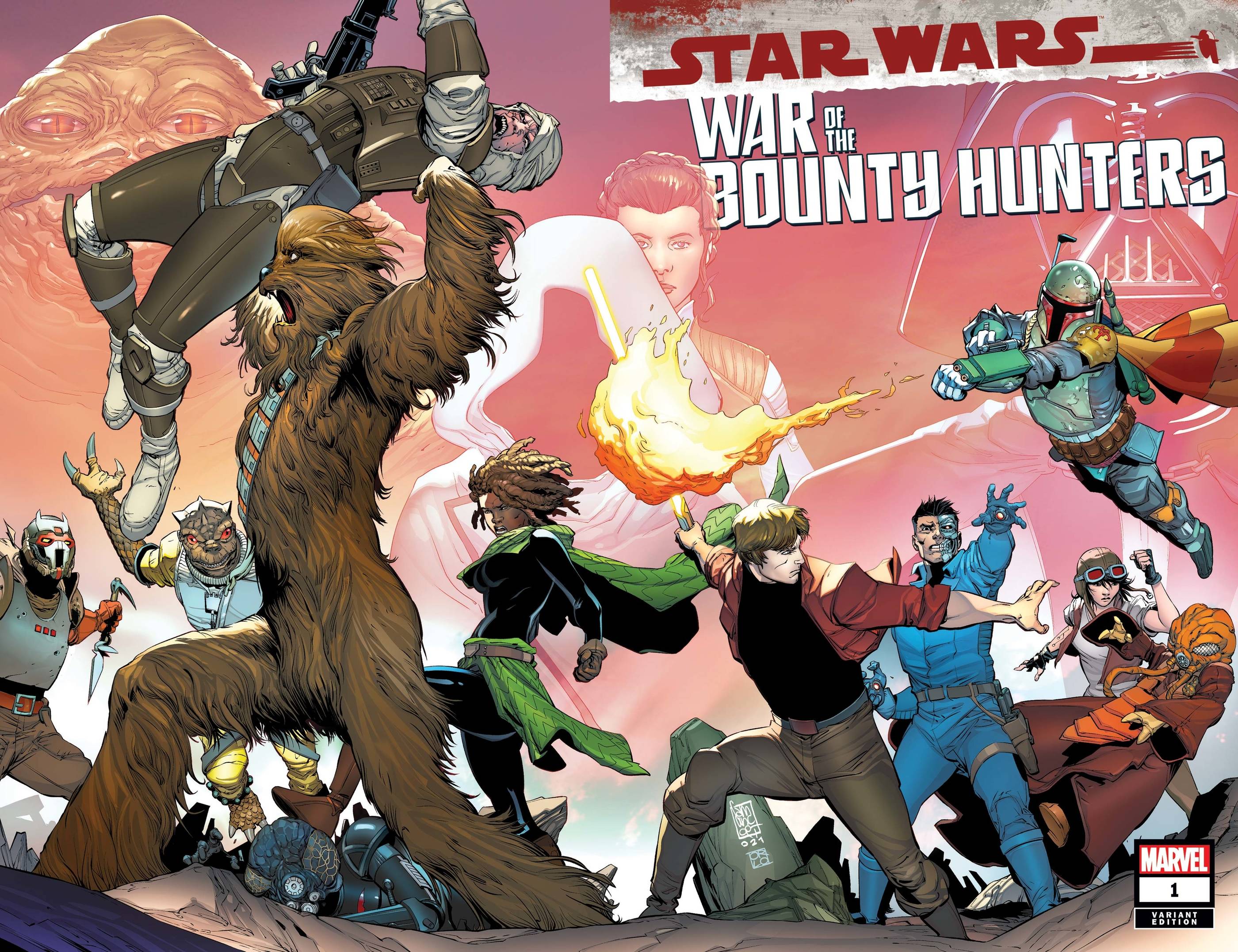 Star Wars War Bounty Hunters #1 Camuncoli Wraparound Variant (Of 5)