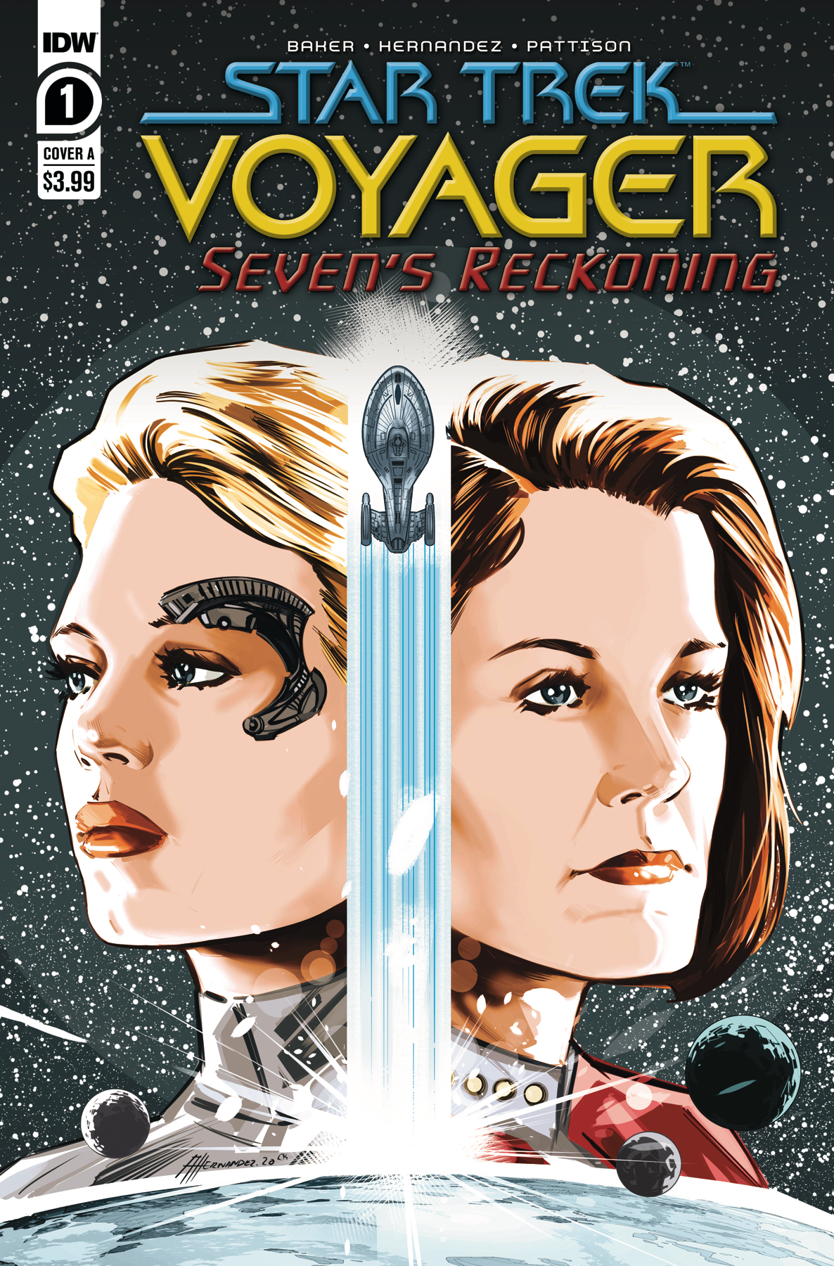 Star Trek Voyager Sevens Reckoning #1 Cover A Hernandez (Of 4)