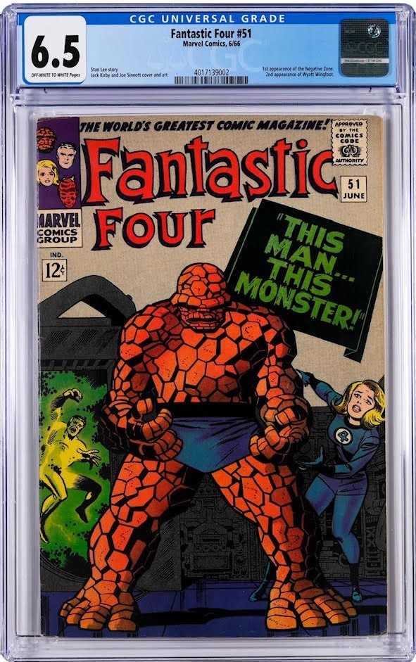 Fantastic Four #51 Cgc 6.5 Fn+ (O)