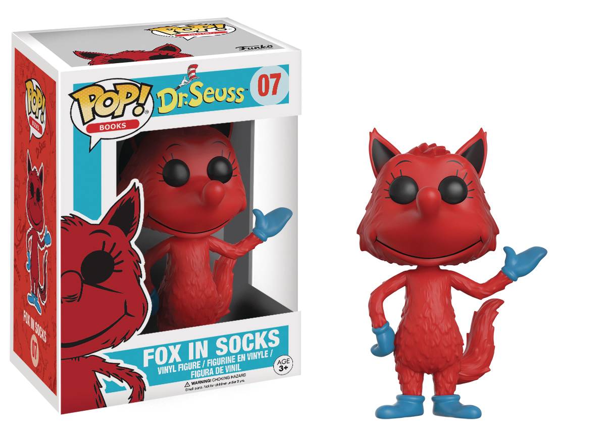 Pop Dr Seuss Fox In Socks Vinyl Figure