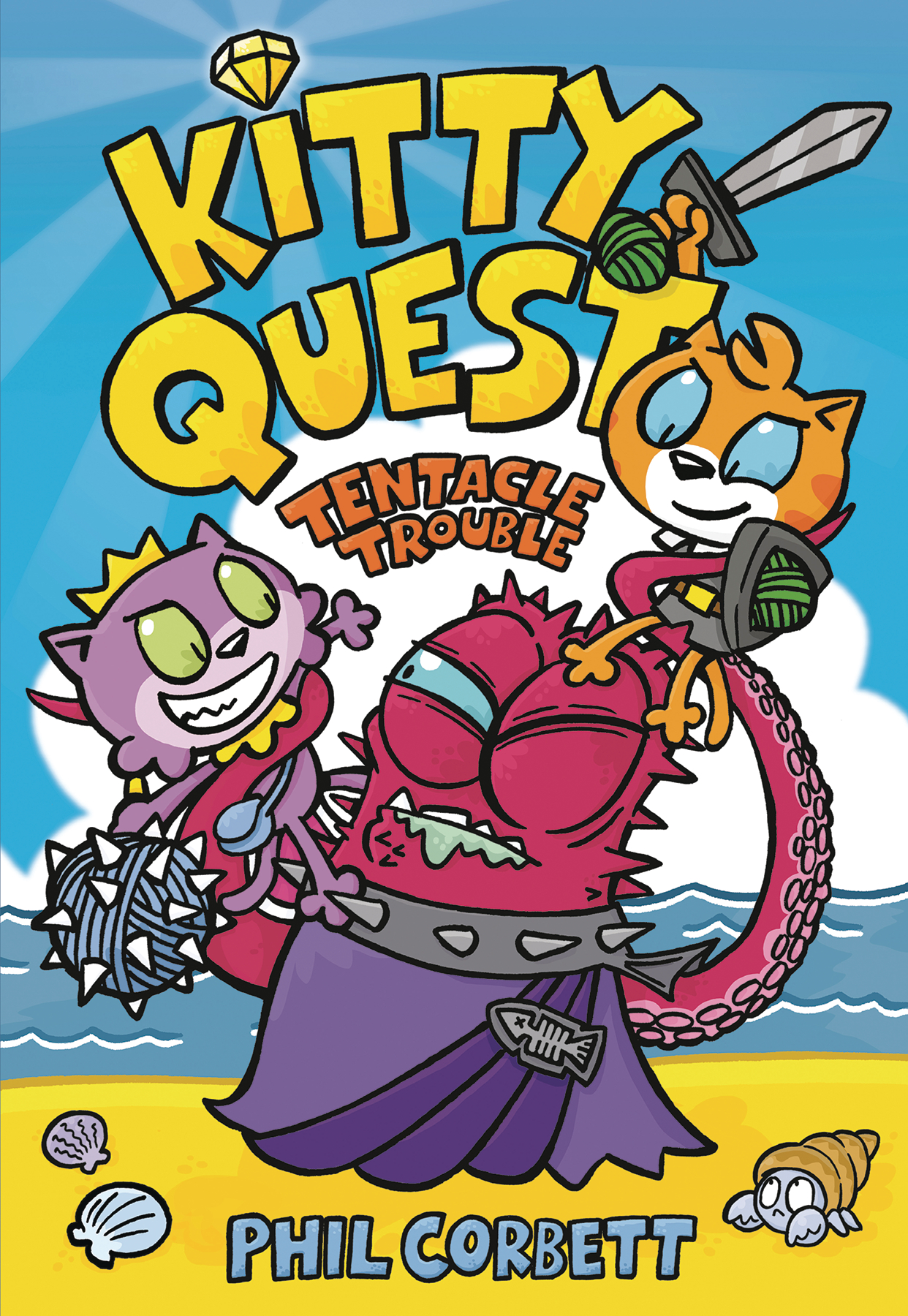 Kitty Quest Graphic Novel Volume 2 Tentacle Trouble