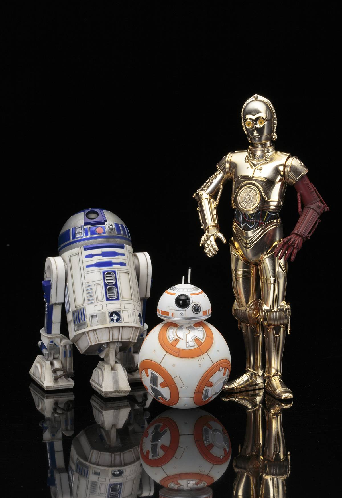 Star Wars The Force Awakens R2D2 R2-D2 & BB-8 Action Figure Movie Toy 