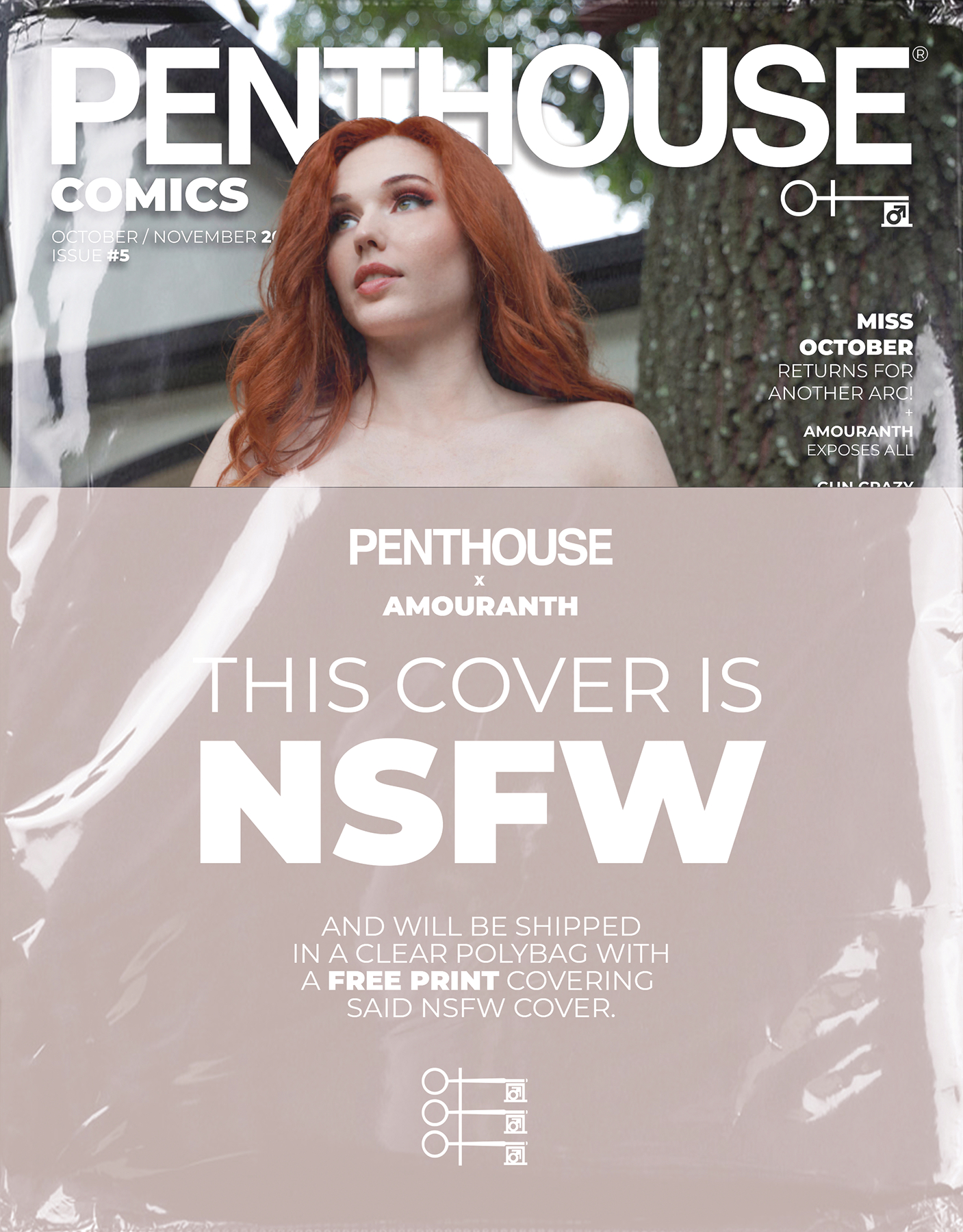 Penthouse Comics #5 Cover F Amouranth Nsfw Polybagged (Mature)