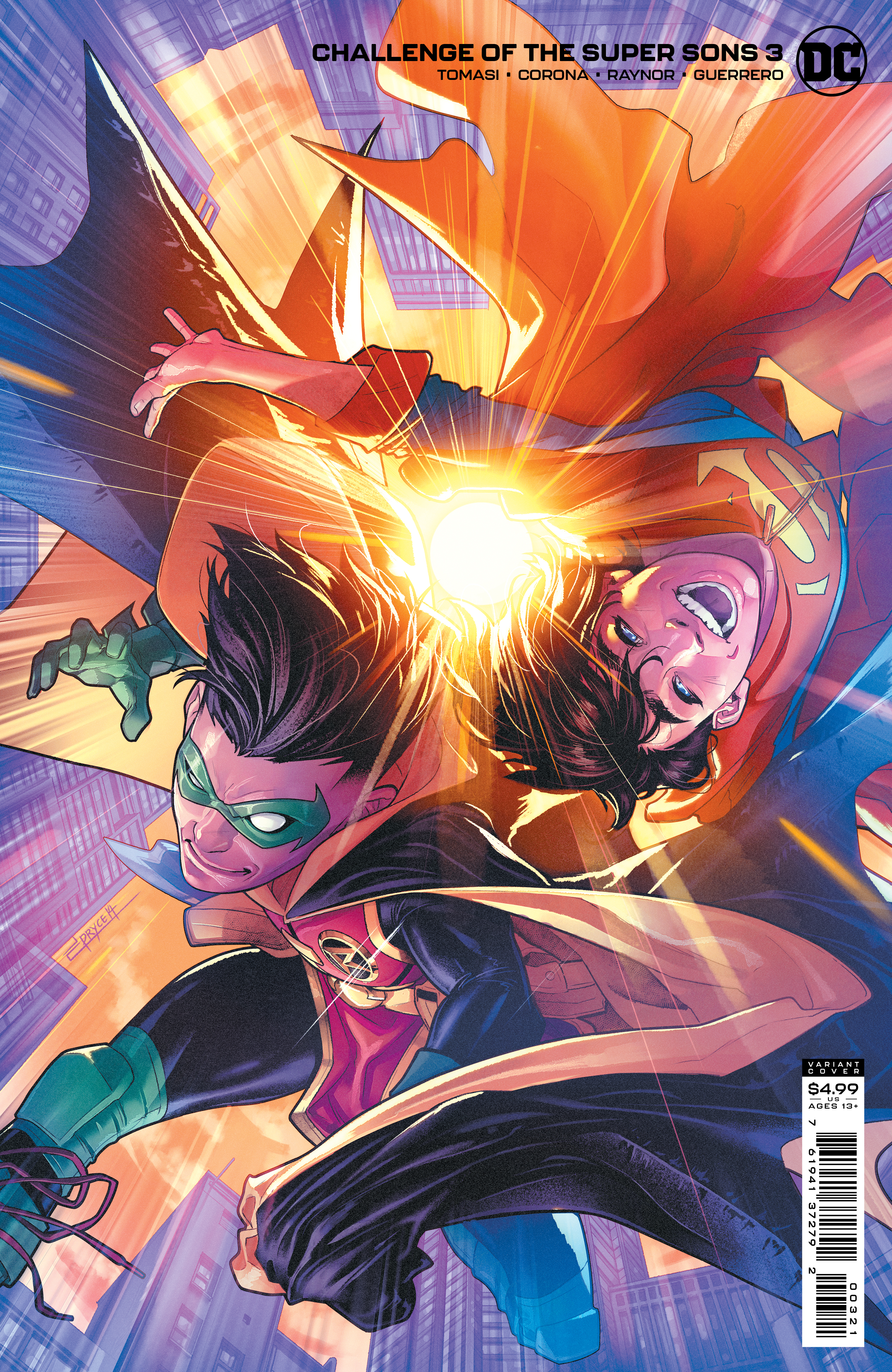 Challenge of the Super Sons #3 Cover B Jamal Campbell Card Stock Variant (Of 7) (2021)