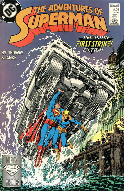 Adventures of Superman #449 [Direct] Very Fine