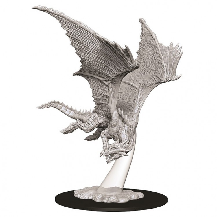 Dungeons & Dragons Nolzur`S Marvelous Unpainted Miniatures: W9 Young Bronze Dragon