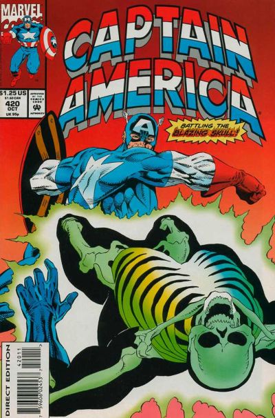 Captain America #420 [Direct Edition] - Nm- 9.2