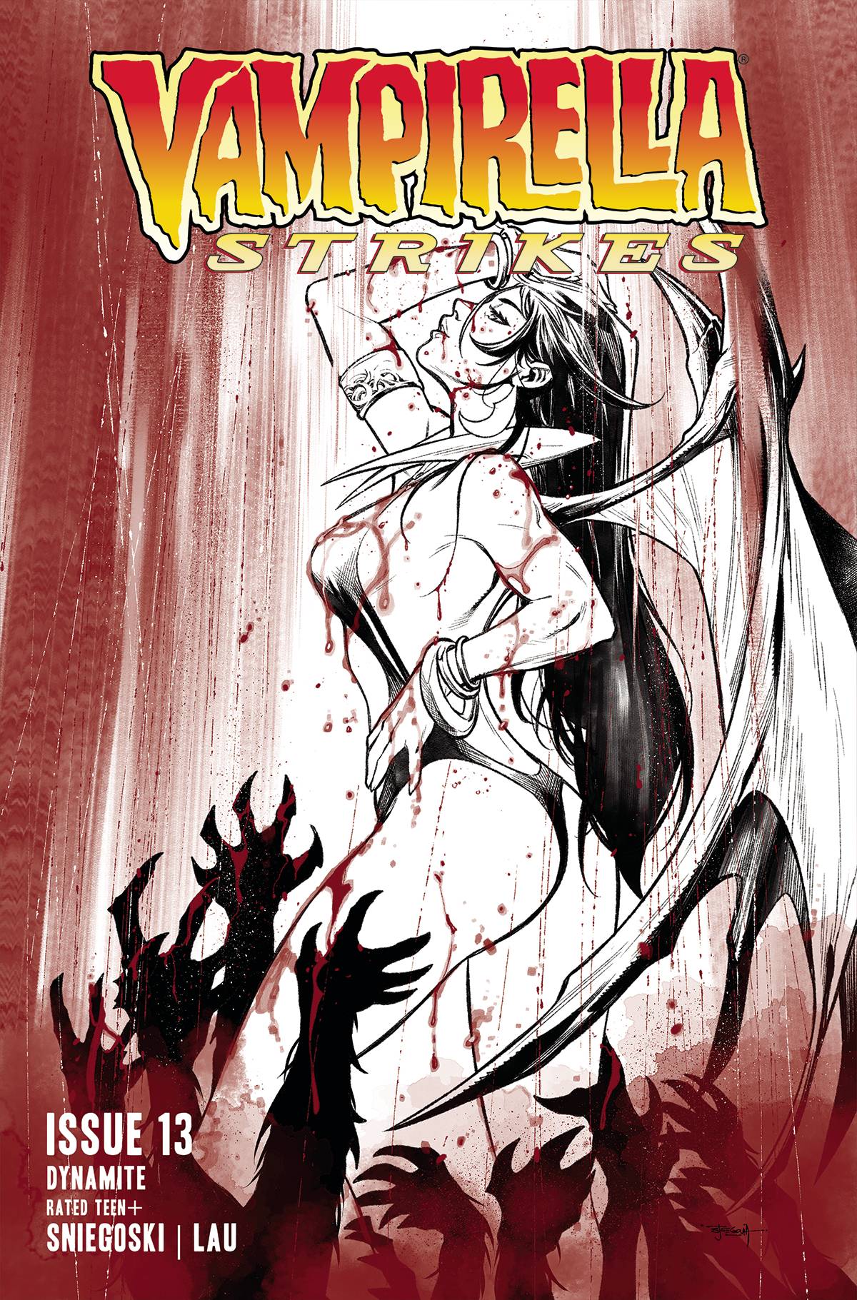 Vampirella Strikes #13 Cover H 1 for 15 Incentive Segovia Black & White