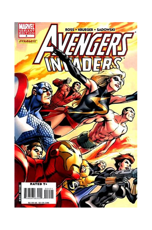 Avengers Invaders #4 (Davis Variant) (2008)