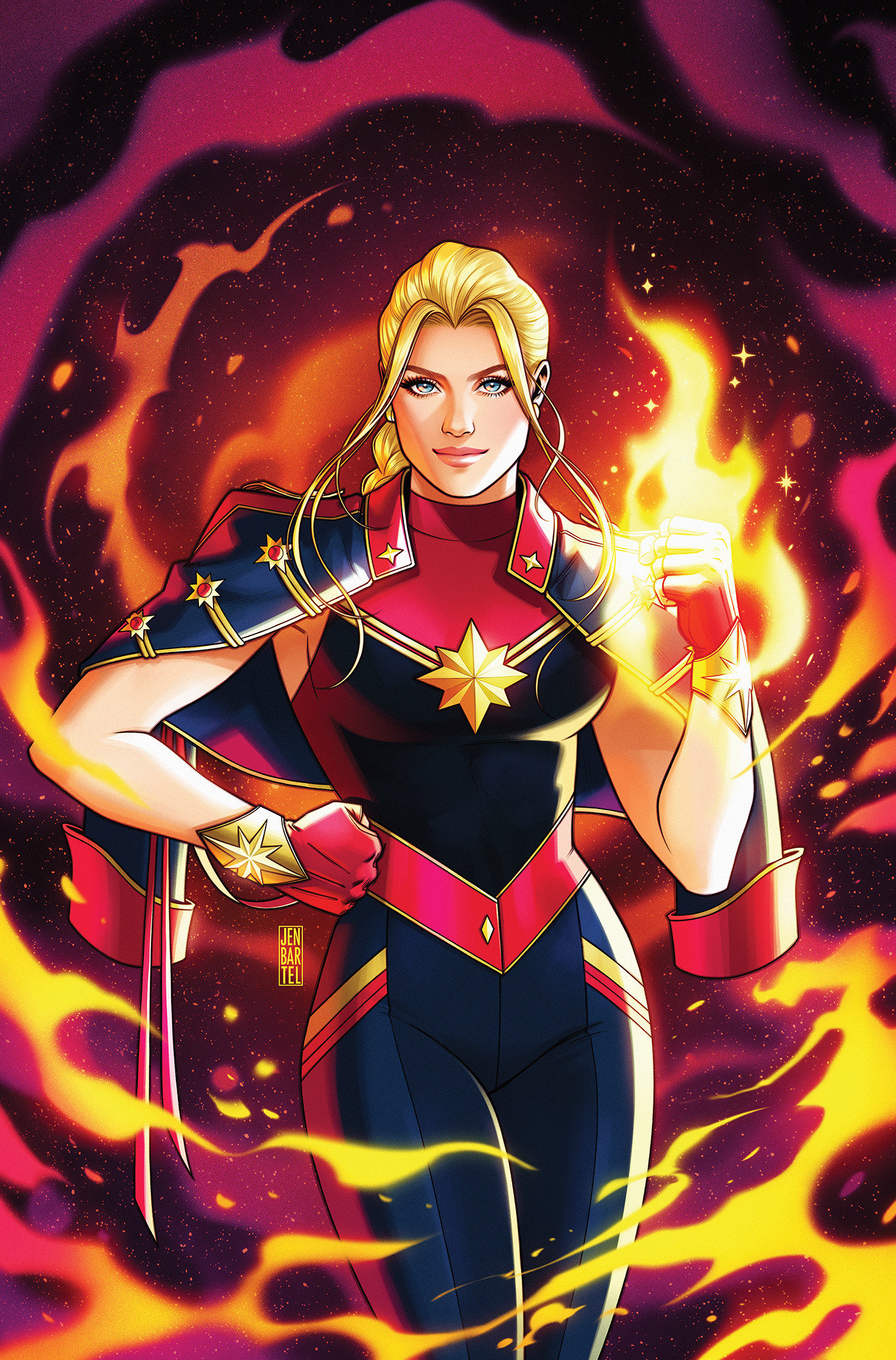Captain Marvel #1 Jen Bartel Virgin Variant 1 for 100 Incentive