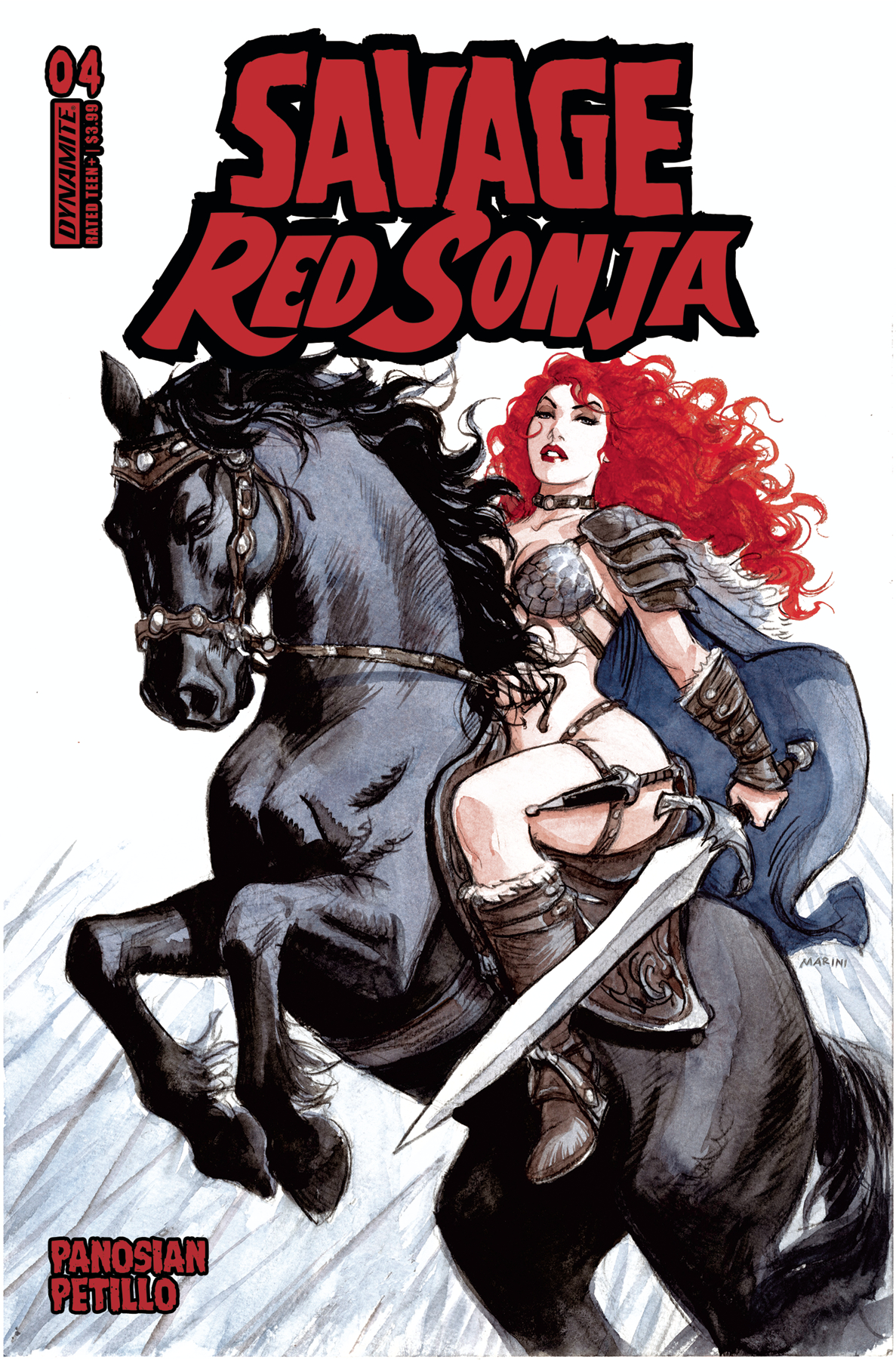 Savage Red Sonja #4 Cover C Marini