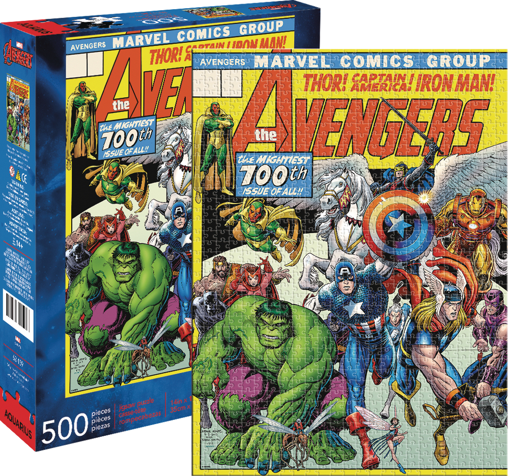 Marvel Avengers Cover 500 Piece Puzzle