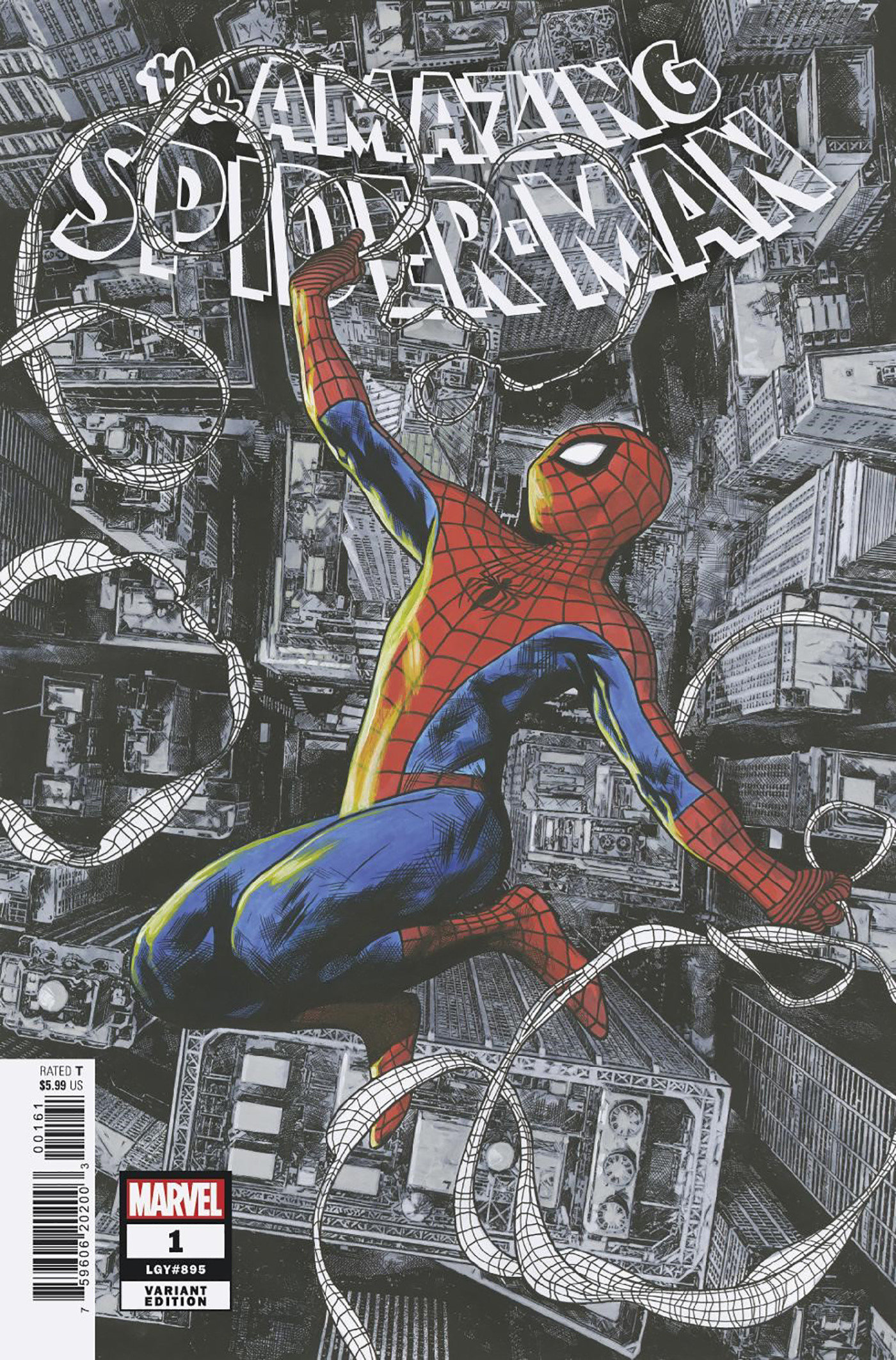 Amazing Spider-Man #1 1 for 25 Variant Travis Charest (2022)