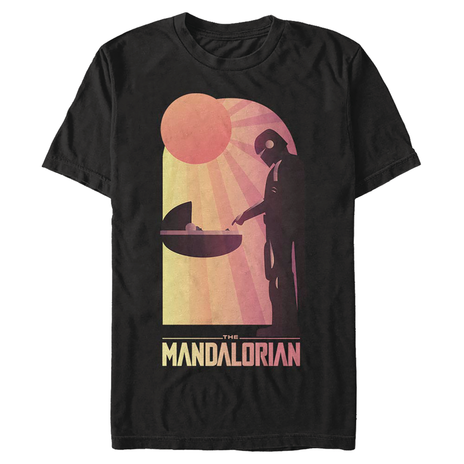 Star Wars The Mandalorian A Warm Meeting T-Shirt Small