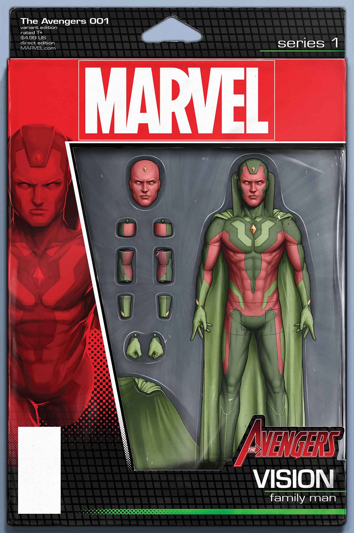 Avengers #1 Christopher Action Figure Variant (2017)