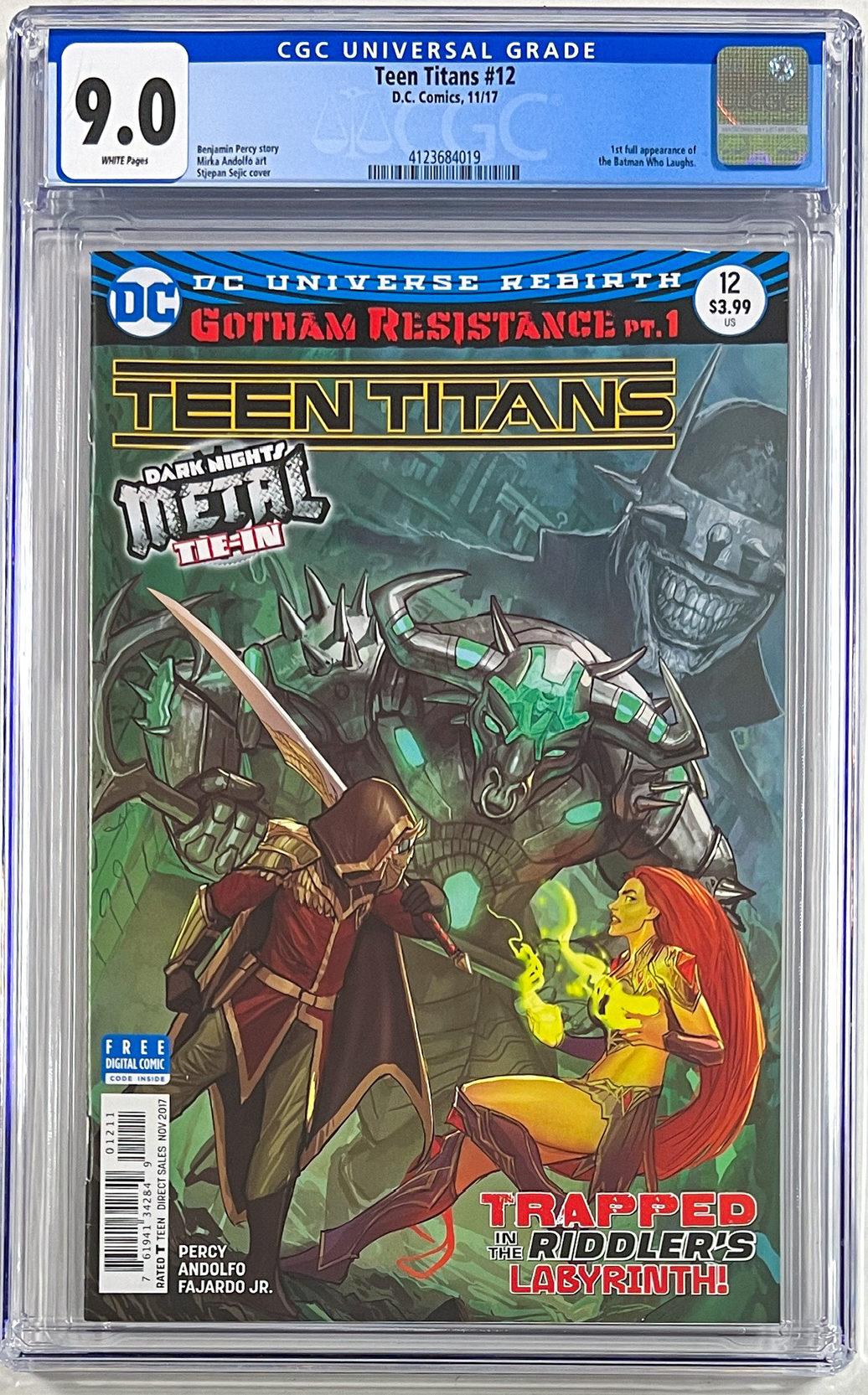 Teen Titans #12 (2016) CGC 9.0