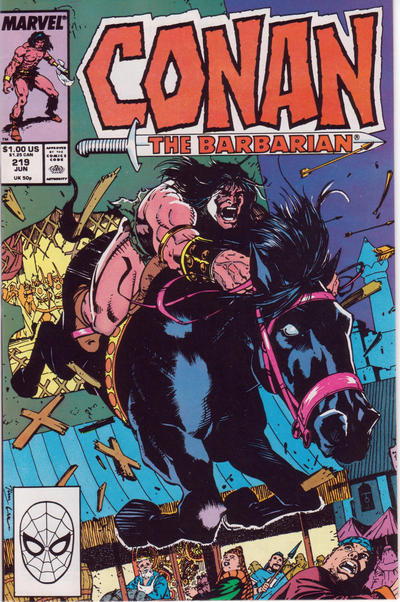 Conan The Barbarian #219 [Direct]-Fine (5.5 – 7)