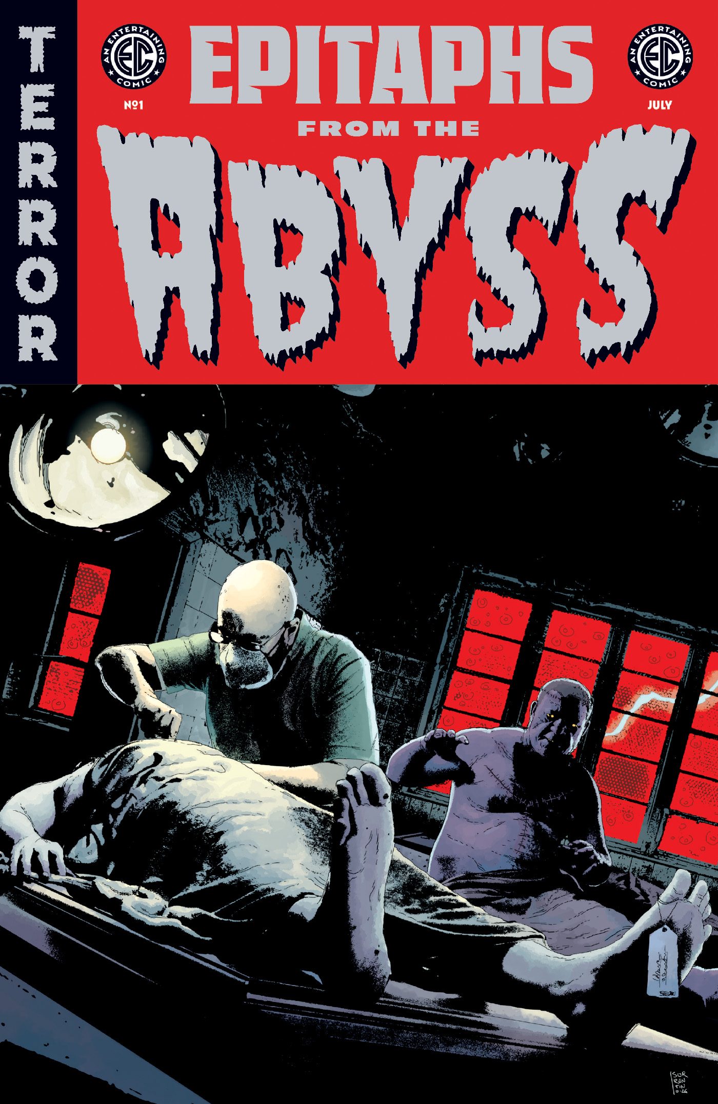 EC Epitaphs from the Abyss #1 Cover D Andrea Sorrentino Silver Foil Variant (Of 4)