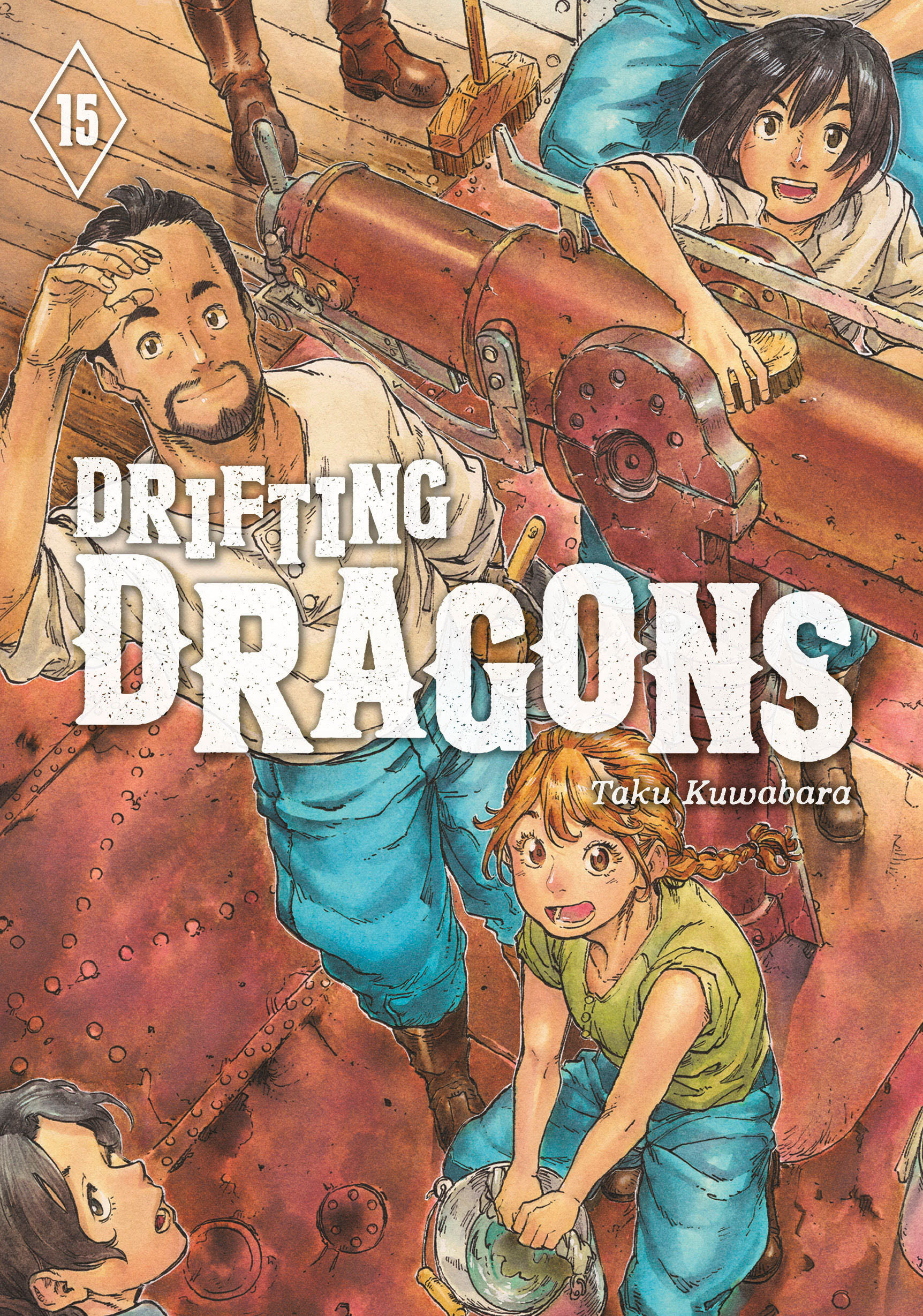 Drifting Dragons Manga Volume 15