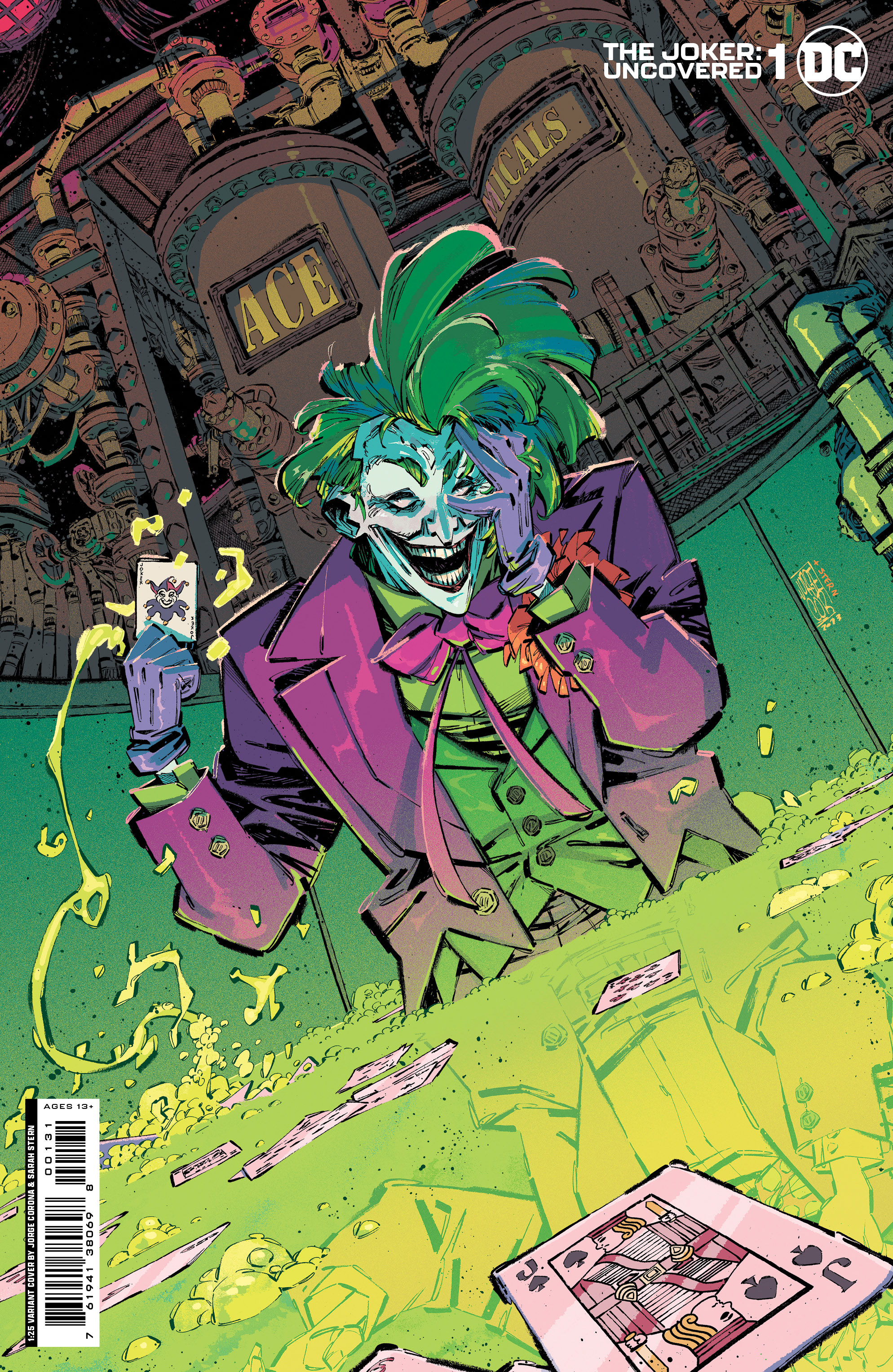 Joker Uncovered #1 (One Shot) Cover D 1 for 25 Incentive Jorge Corona Variant