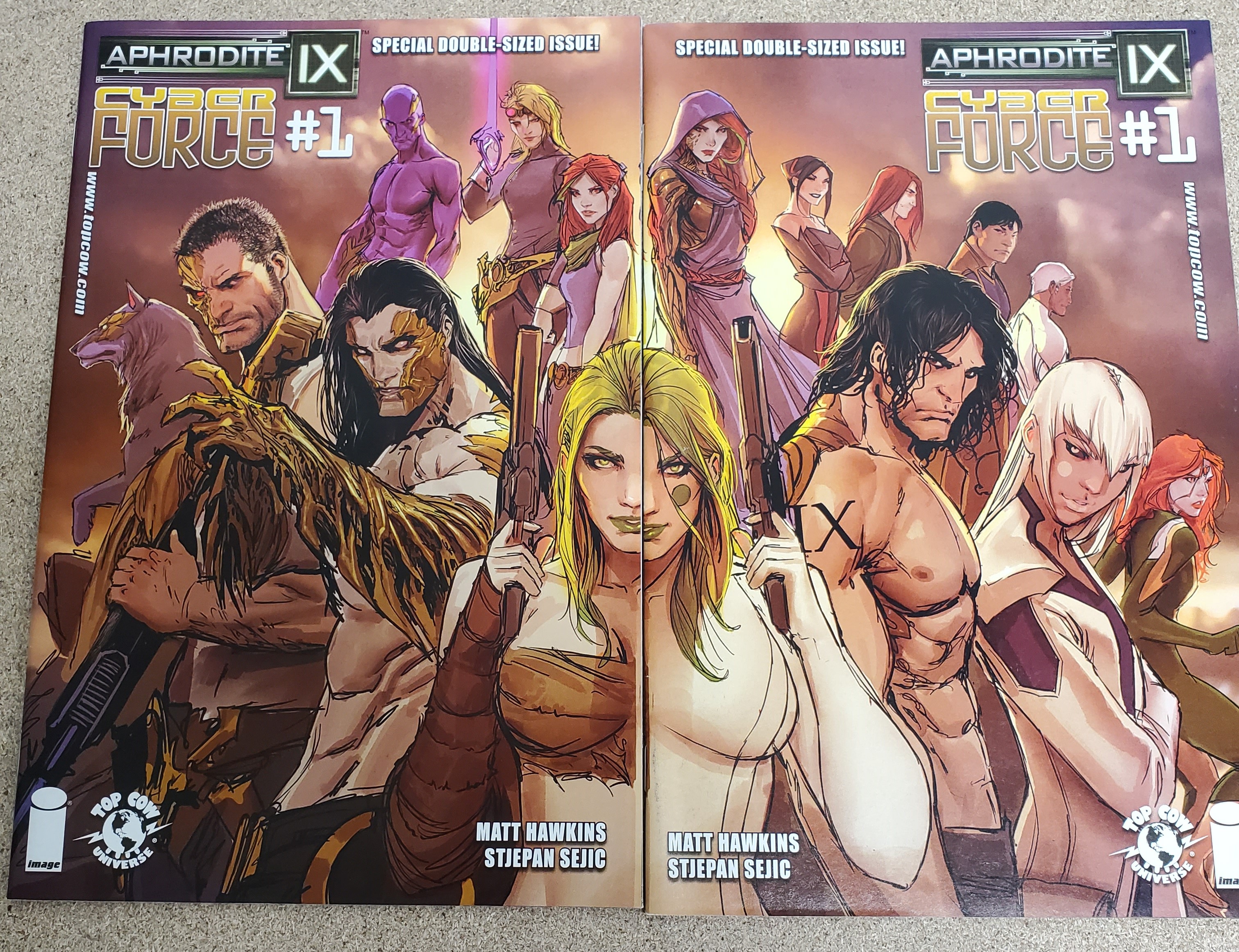 Cyberforce Aphrodite Ix #1 (Image 2014) Both Covers