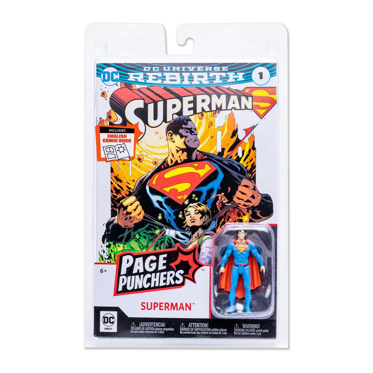 Superman Rebirth Page Punchers 3-Inch Scale Action Figure with DC Universe 