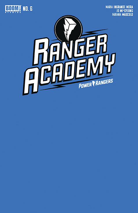 Ranger Academy #6 Cover B Blue Blank Sketch Variant