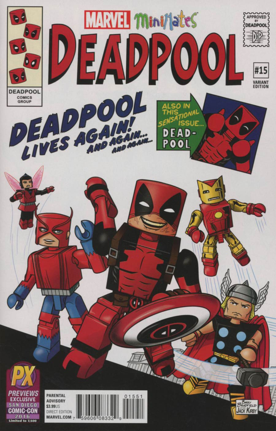 Deadpool #15 (2016) San Diego ComicCon Minimates Variant
