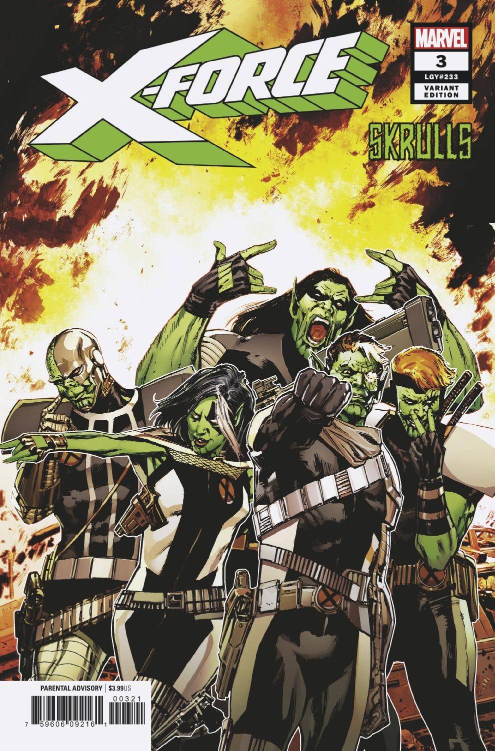 X-Force #3 Guice Skrulls Variant (2019)